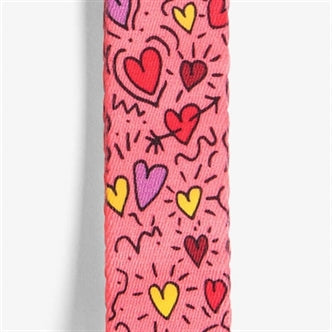 MORSO MINI HONDENTUIG VERSTELBAAR GERECYCLED PINK THINK ROZE 29-38X2,5 CM