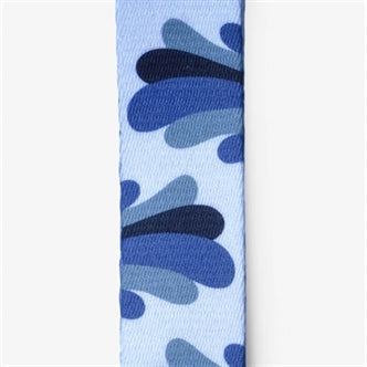 MORSO MINI HONDENTUIG VERSTELBAAR GERECYCLED SPLASH BLAUW 32-41X2,5 CM