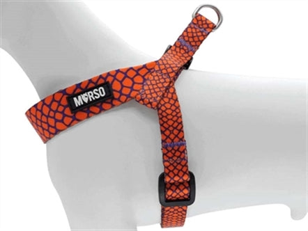 MORSO MINI HONDENTUIG VERSTELBAAR GERECYCLED URBAN LIZARD ROOD 32-41X2,5 CM