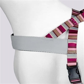 MORSO NORWEGIAN HONDENTUIG GERECYCLED SKYLINE ROOD / ROZE 39-48X35 CM