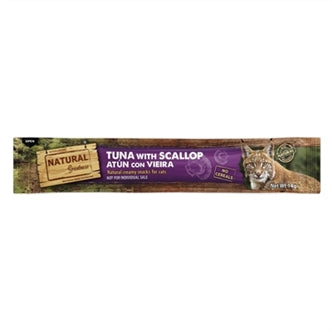 NATURAL GREATNESS CREAMY TUNA WITH SCALLOP DHA BRAIN SUPPORT 4X14 GR