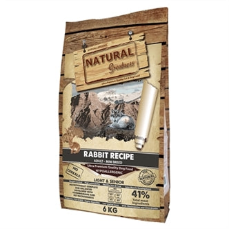 NATURAL GREATNESS RABBIT SENIOR / LIGHT MINI 6 KG