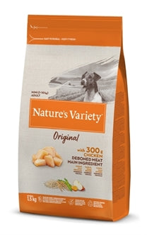 NATURES VARIETY ORIGINAL ADULT MINI CHICKEN 1,5 KG OP=OP