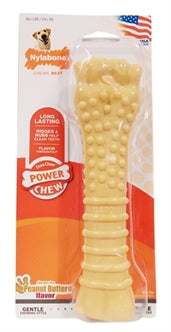 NYLABONE DURA CHEW PINDAKAAS VOOR HARDE BIJTERS HYPOALLERGEEN VANAF 23 KG OP=OP