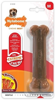 NYLABONE DURA CHEW VOOR HARDE BIJTERS BACONSMAAK TOT 16 KG