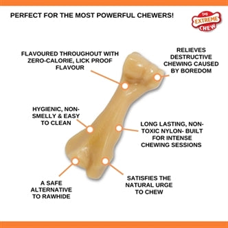 NYLABONE POWER CHEW HARDE BIJTERS KIPSMAAK VANAF 23 KG