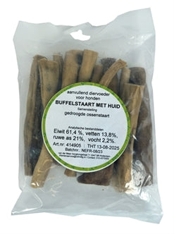 PETSNACK BUFFELSTAART MET HUID 200 GR