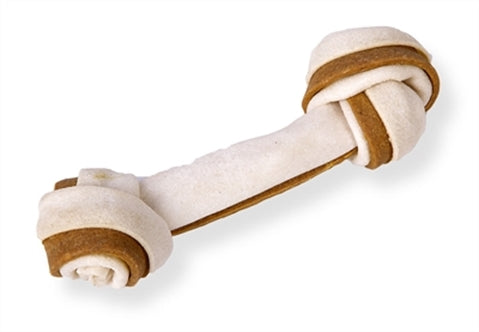 PETSNACK DUOKNOOP MET SEMI-MOIST STRIP 17,5 CM 5 ST
