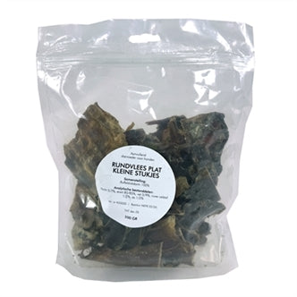 PETSNACK RUNDVLEES PLAT KLEINE STUKJES 200 GR