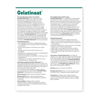 PRIMEVAL GELATINAAT HOND 500 GR
