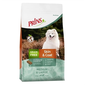 PRINS PROCARE GRAANVRIJ SKIN & COAT 12 KG