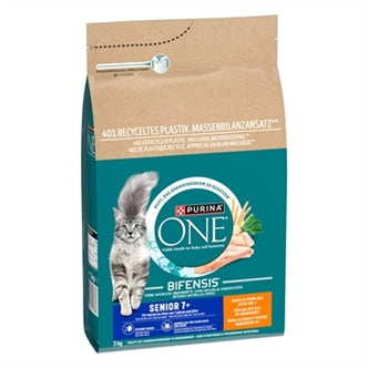 PURINA ONE SENIOR KIP / VOLKOREN GRANEN 3 KG