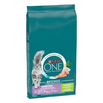 PURINA ONE SENSITIVE KALKOEN / RIJST 7,5 KG