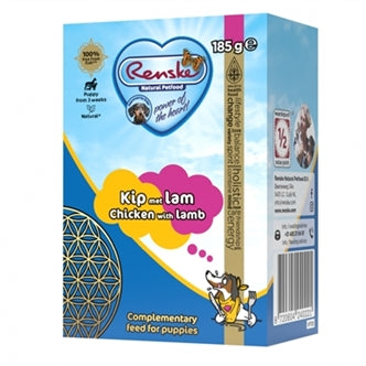 RENSKE VERS BEREIDE MAALTIJD PUPPY LAM / KIP 24X185 GR