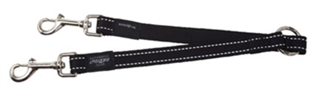 ROGZ FOR DOGS FANBELT SPLITTER ZWART 20 MMX33 CM