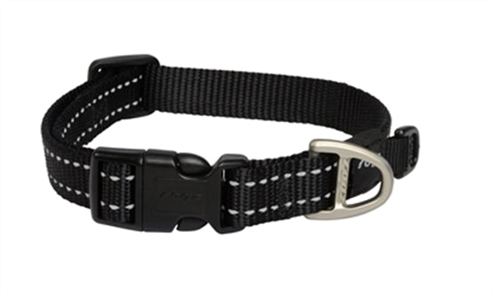 ROGZ FOR DOGS SNAKE HALSBAND ZWART 16 MMX26-40 CM