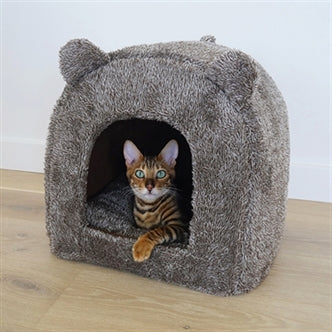 ROSEWOOD KATTENMAND IGLO TEDDY BRUIN 38X38X40 CM