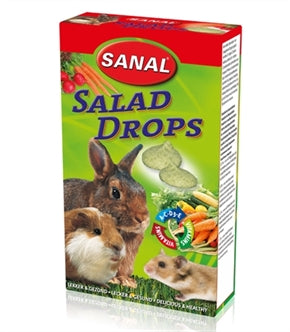 SANAL KNAAGDIER 3-PACK DROPS YOGURT / SALAD / WILD BERRY 3X45 GR