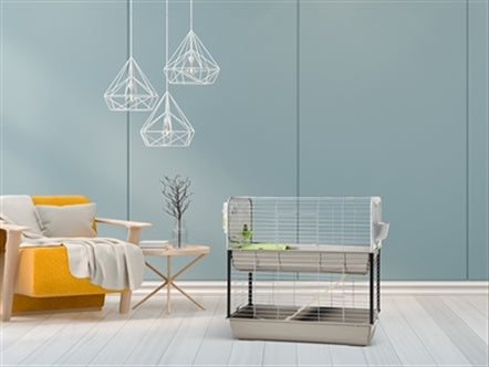 SAVIC CAESAR 3 KNAAGDIERKOOI DUBBEL TAUPE 100X50X97 CM