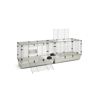 SAVIC CLUBIX 200 KNAAGDIERKOOI ZWART / LICHTGRIJS 200X50X63,5 CM