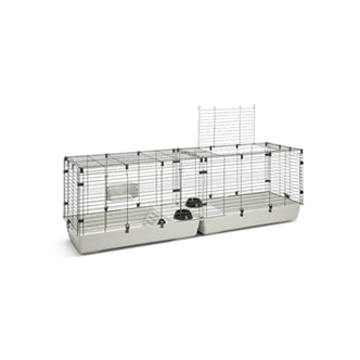 SAVIC CLUBIX 200 KNAAGDIERKOOI ZWART / LICHTGRIJS 200X50X63,5 CM