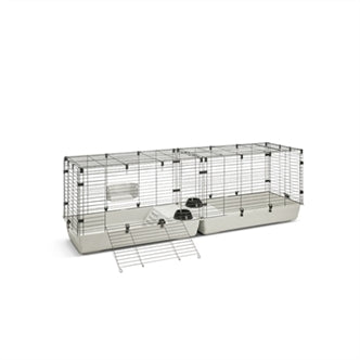 SAVIC CLUBIX 200 KNAAGDIERKOOI ZWART / LICHTGRIJS 200X50X63,5 CM