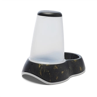 SAVIC DRINKBAK LOOP MARBLE ZWART / GOUD 32,5X22X29 CM 3 LTR