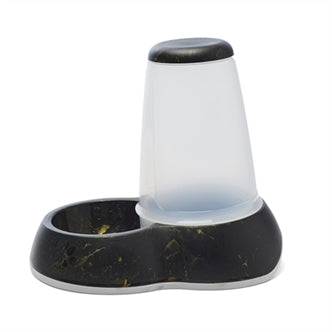 SAVIC DRINKBAK LOOP MARBLE ZWART / GOUD 32,5X22X29 CM 3 LTR