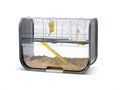 SAVIC HAMSTERKOOI GENEVA ANTRACIET / ZILVER 60X29X44 CM OP=OP