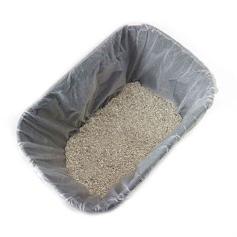 SAVIC KATTENBAK HOP IN ANTRACIET / WIT 58,5X39X39,5 CM