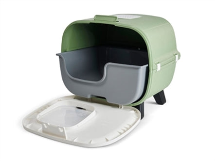 SAVIC KATTENBAK MIRA BOTANICAL GROEN 55,5X44X49,5 CM