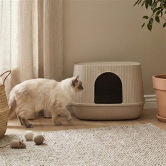 SAVIC KATTENBAK MOONA MOKKA 57X39X39 CM