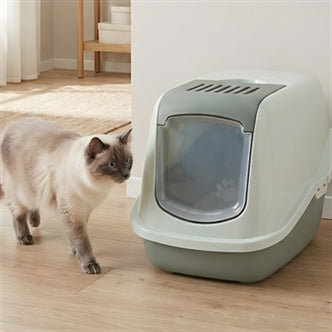 SAVIC KATTENBAK NESTOR MINTGROEN / EUCALYPTUS GROEN 56X39X38,5 CM