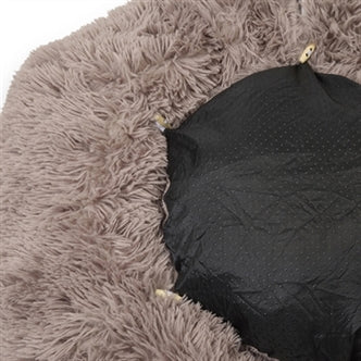 SAVIC SNUGGLE TUNNEL / KATTENMAND WARM GRIJS 85X85X26,5 CM
