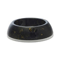 SAVIC VOERBAK DELICE 3 MARBLE ZWART / GOUD 26X26X8 CM 1,2 LTR