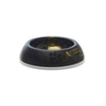 SAVIC VOERBAK KAT DELICE MARBLE ZWART / GOUD 10,5X10,5X4 CM 200 ML