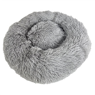SAZZZ HONDENMAND FLUFFY LICHTGRIJS 52X52X13 CM