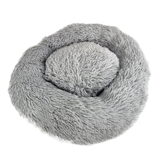 SAZZZ HONDENMAND FLUFFY LICHTGRIJS 65X65X15 CM