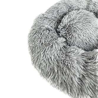 SAZZZ HONDENMAND FLUFFY LICHTGRIJS 65X65X15 CM