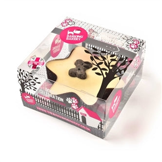 THE BARKING BAKERY MINI ICED WOOFINS VANILLA EN CAROB TRIO ASSORTI