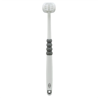 TRIXIE 3-KOPPIGE TANDENBORSTEL HOND / KAT WIT / GRIJS 18 CM