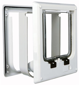 TRIXIE 4-WEG KATTENLUIK ELEKTROMAGNETISCH WIT 21 X 24 CM