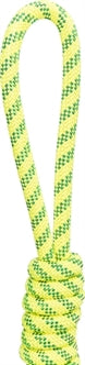 TRIXIE AQUATOY TOUW TREKSPEELTJE DRIJVEND POLYESTER GEEL / GROEN 6X6X40 CM