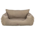 TRIXIE AUTOSTOEL DUBBEL TAUPE 80X60X35 CM