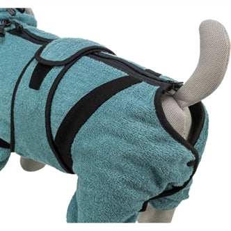 TRIXIE BADJAS / HUISOVERALL BADSTOF PETROL 38 CM
