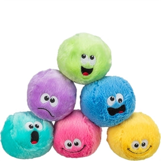 TRIXIE BAL PLUCHE GERECYCLED ASSORTI 10X10X10 CM