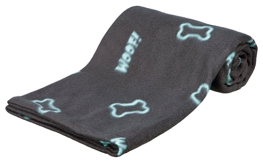 TRIXIE BARNEY FLEECE HONDENDEKEN GRIJS 150X100CM