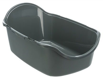 TRIXIE BE ECO GERECYCLED KATTENBAK VICO MET KAP ANTRACIET/GROEN 56X40X40 CM
