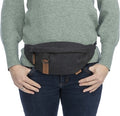 TRIXIE BE NORDIC HEUPTAS ZWART 24X8X11 CM RIEM 50-165 CM
