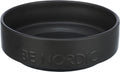 TRIXIE BE NORDIC VOERBAK HOND KERAMIEK / RUBBER ZWART 16 CM